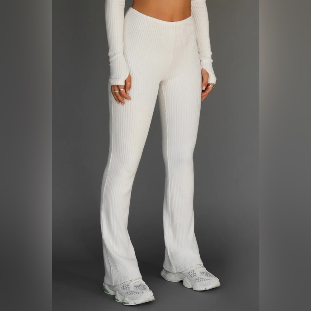 Joah Brown Fitted Mini Flare Pant